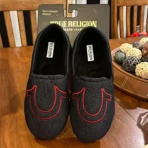 True Religion Slippers House Shoes new black Men’s multiple sizes True Religion Men main image 2
